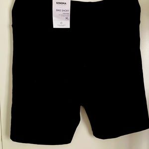 Black “biker” shorts